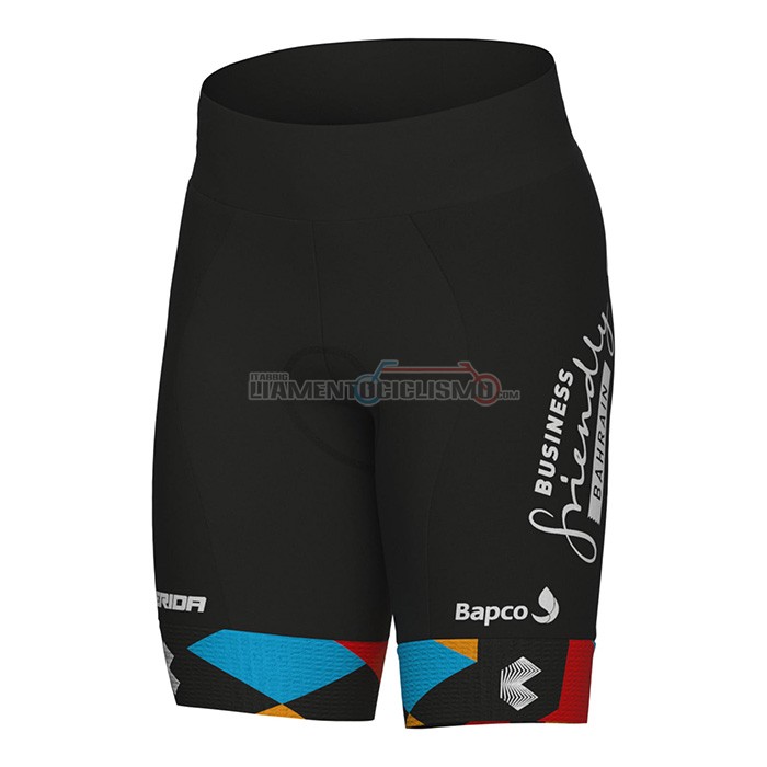 Gilet Antivento Bahrain Victorious Manica Corta 2022 Rosso